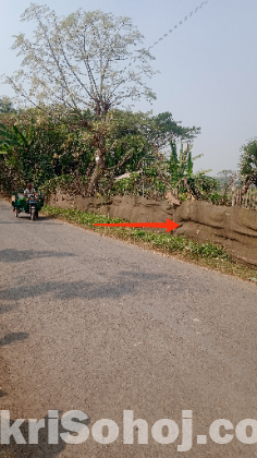 মেইন রোডের সাথে জমি বিক্রয় হইবে